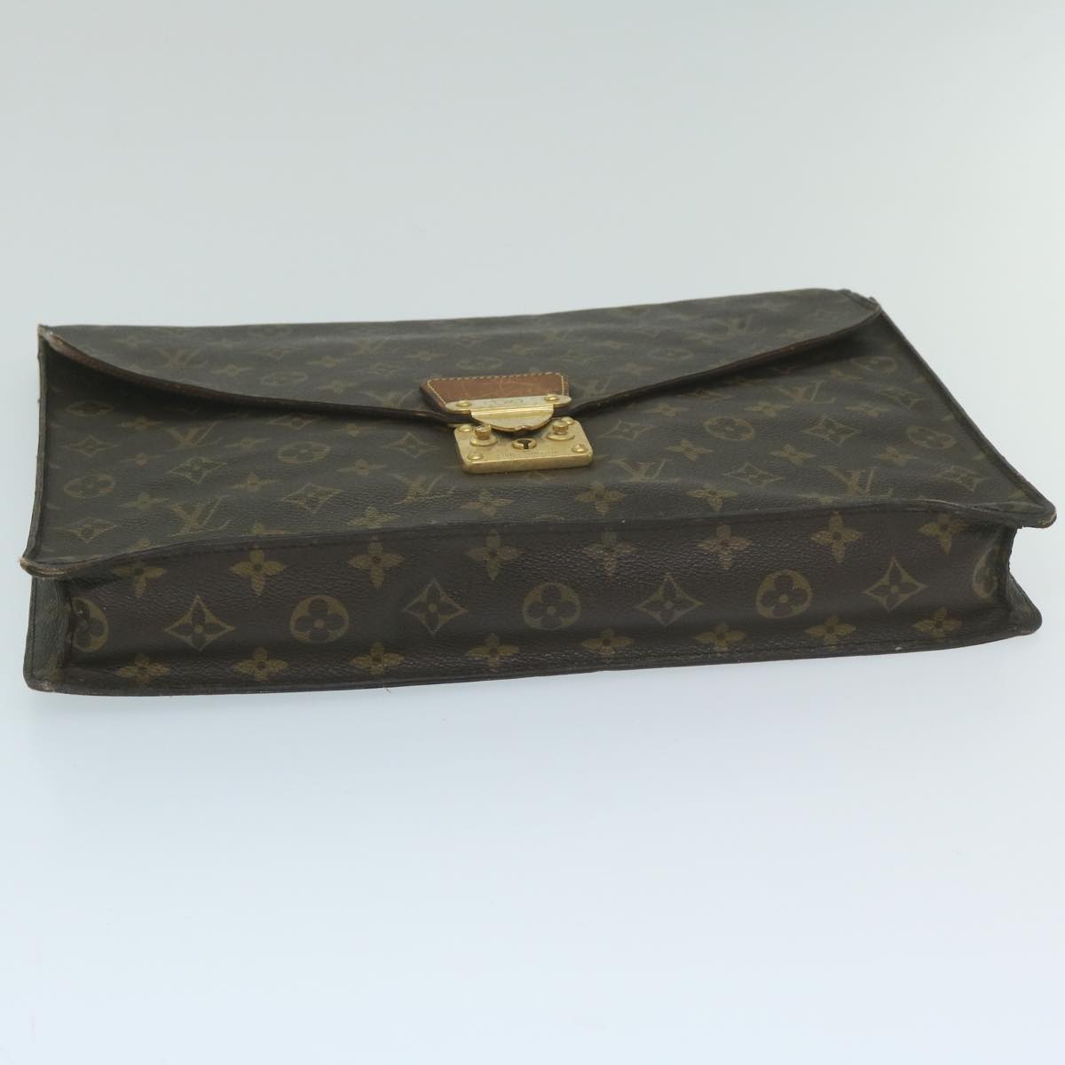 LOUIS VUITTON Monogram Porte Documents Senatur Briefcase M53335 LV bs10640