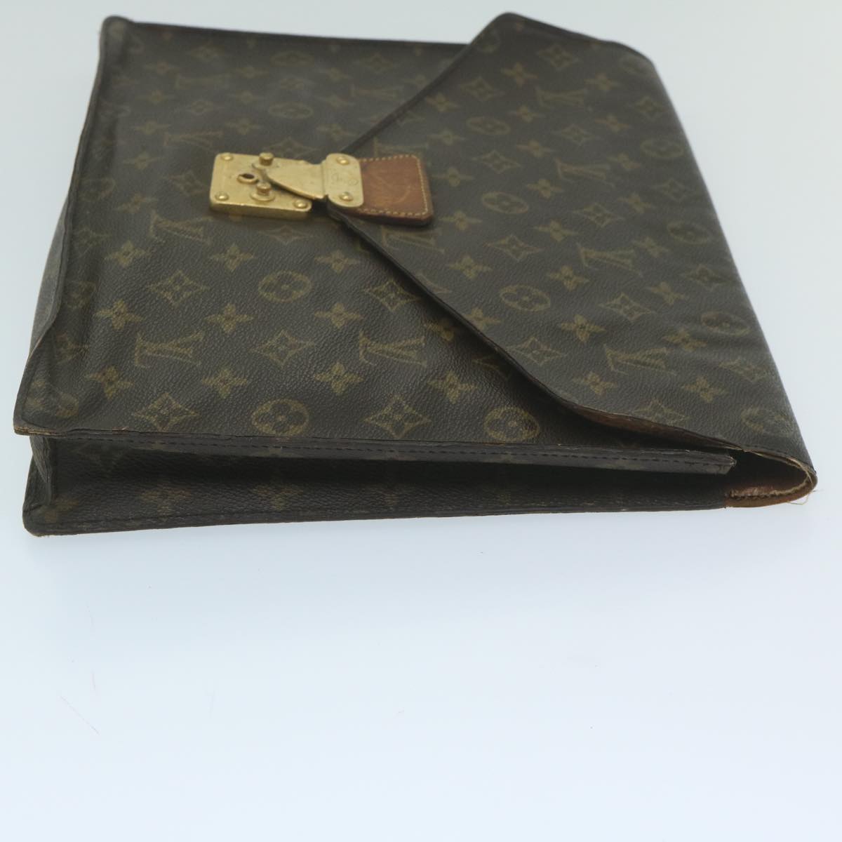 LOUIS VUITTON Monogram Porte Documents Senatur Briefcase M53335 LV bs10640