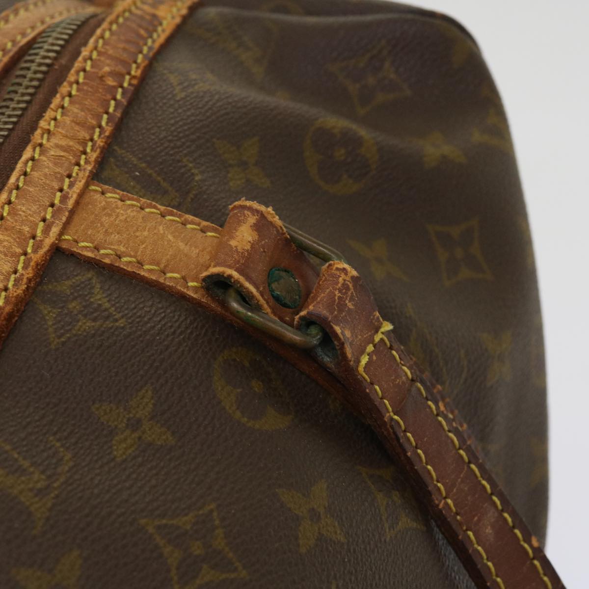LOUIS VUITTON Monogram Sac Souple 35 Boston Bag M41626 LV bs10643