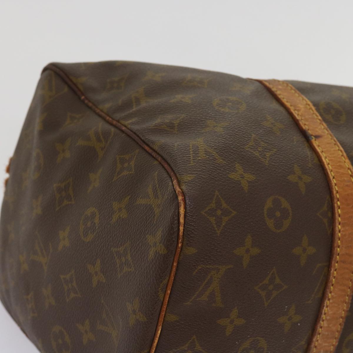 LOUIS VUITTON Monogram Sac Souple 35 Boston Bag M41626 LV bs10643