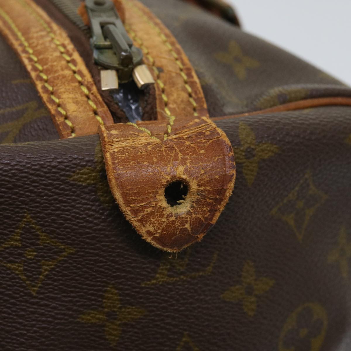 LOUIS VUITTON Monogram Sac Souple 35 Boston Bag M41626 LV bs10643
