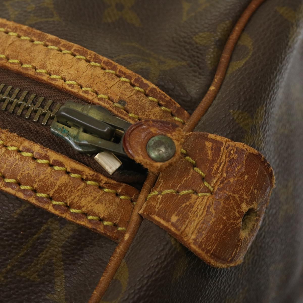 LOUIS VUITTON Monogram Sac Souple 35 Boston Bag M41626 LV bs10643