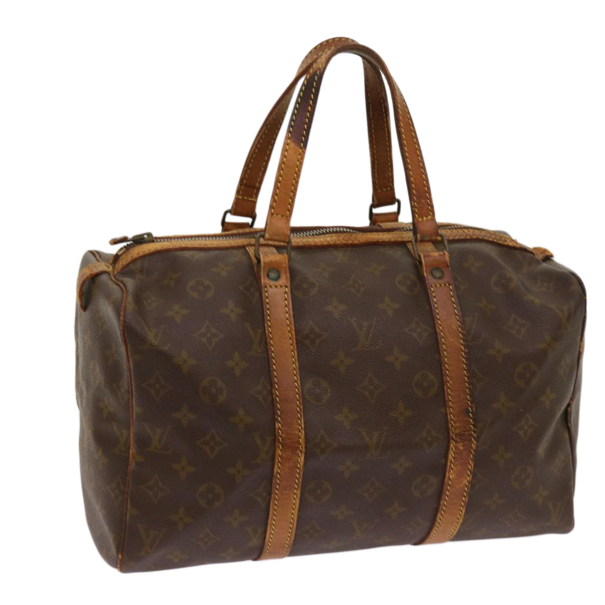 LOUIS VUITTON Monogram Sac Souple 35 Boston Bag M41626 LV bs10643
