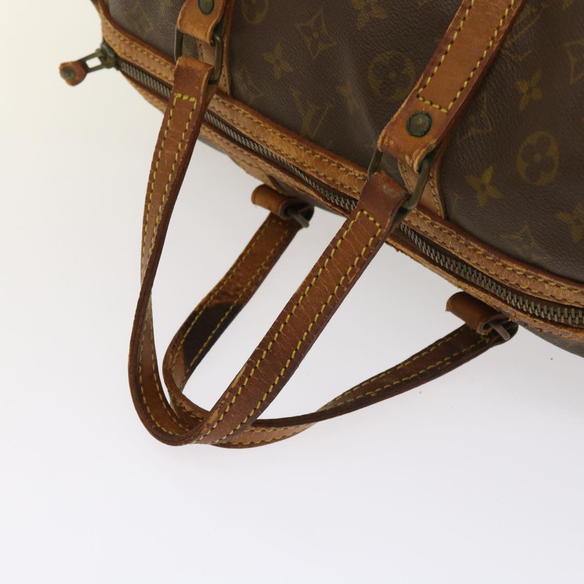 LOUIS VUITTON Monogram Sac Souple 35 Boston Bag M41626 LV bs10643