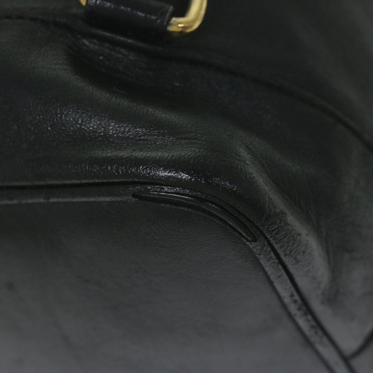 CHANEL Shoulder Bag Lamb Skin Black CC bs10702