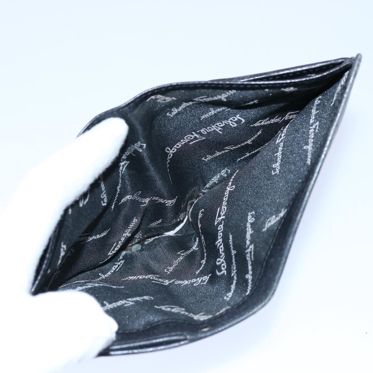 FENDI Shoulder Bag Patent leather Green 2813 26637 008 bs10909