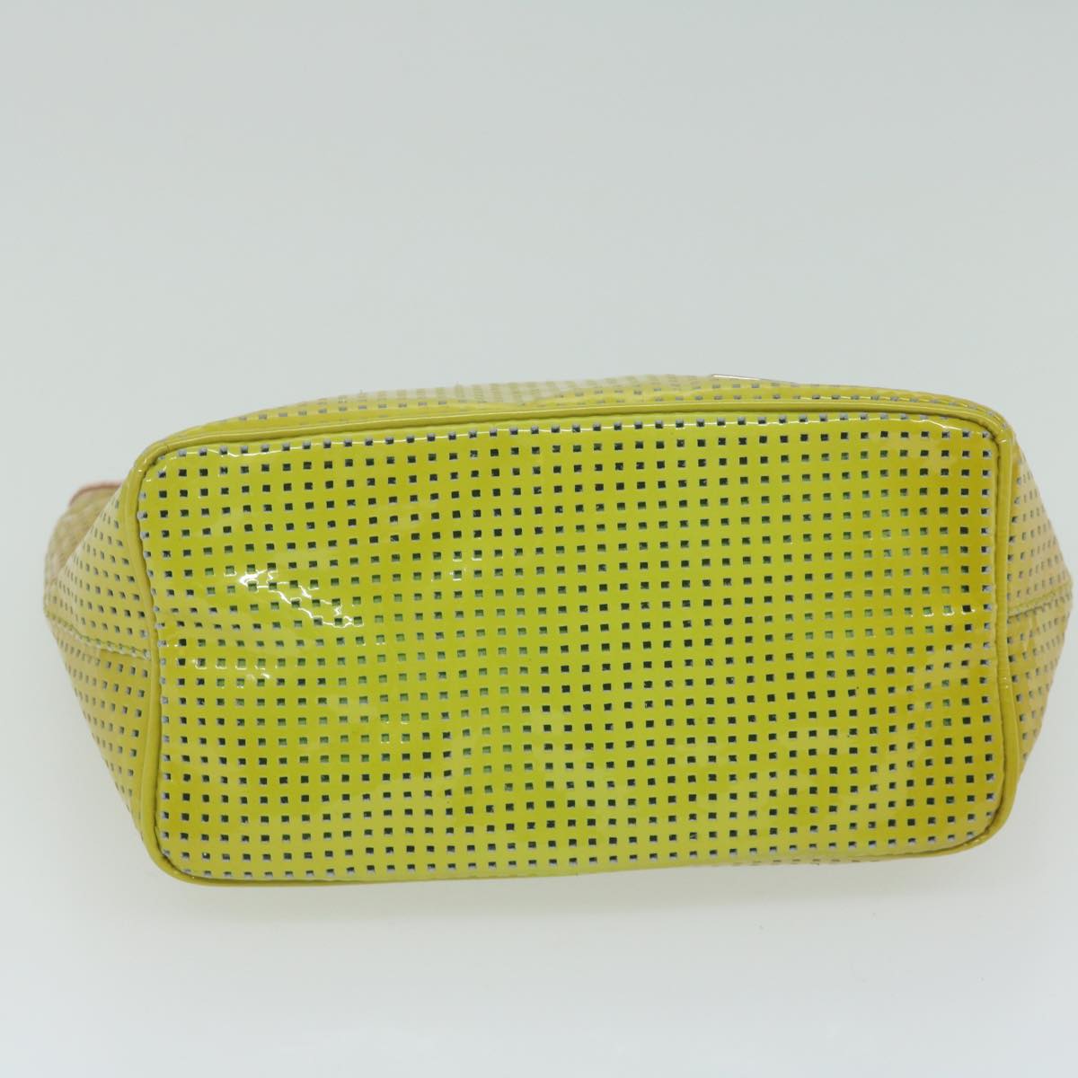 FENDI Shoulder Bag Patent leather Green 2813 26637 008 bs10909