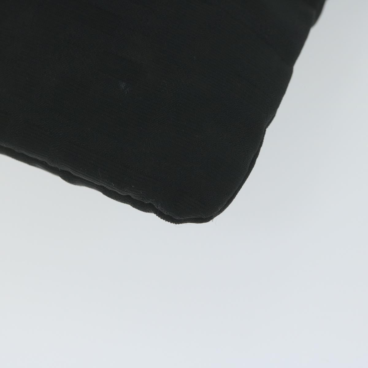 FENDI Zucca Canvas Shoulder Bag Black bs10962
