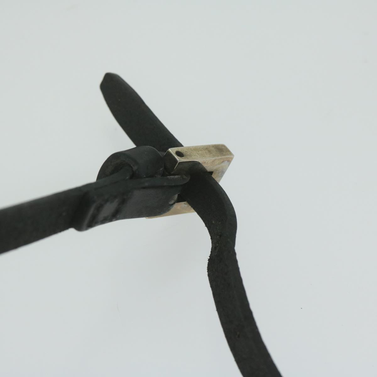 FENDI Zucca Canvas Shoulder Bag Black bs10962