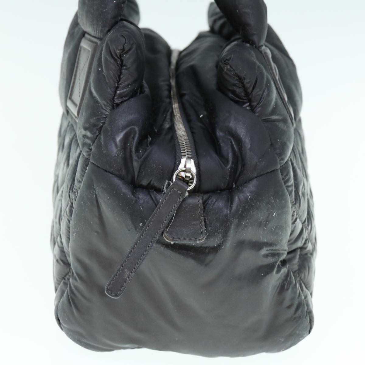CHANEL Cococoon Shoulder Bag Nylon Black CC bs11077