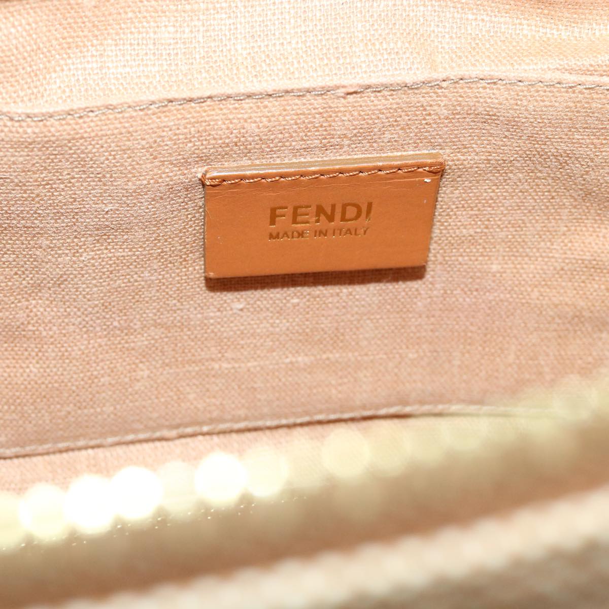 FENDI Chameleon Hand Bag Leather 2way Pink bs11132