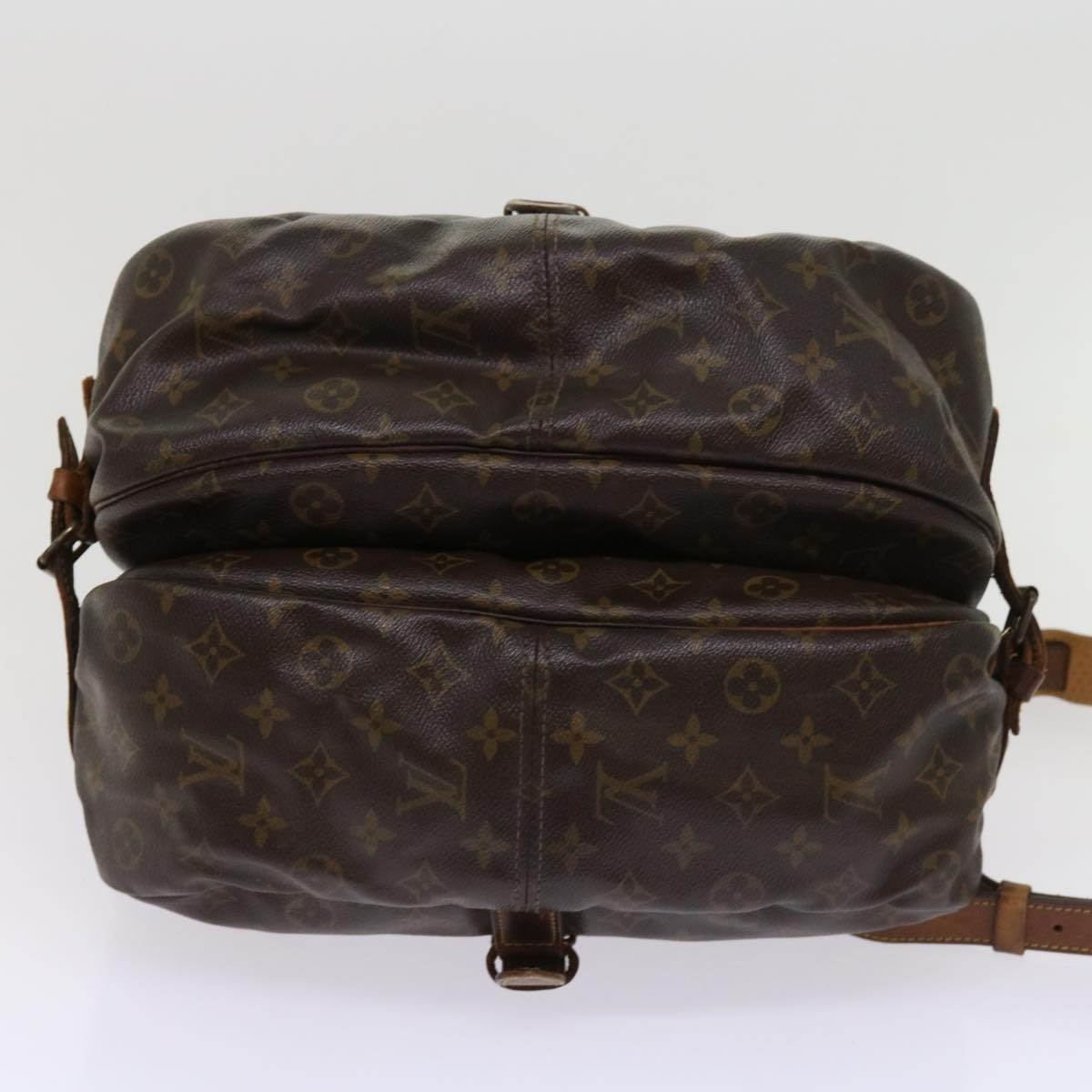 LOUIS VUITTON Monogram Saumur 35 Shoulder Bag M42254 LV bs11196
