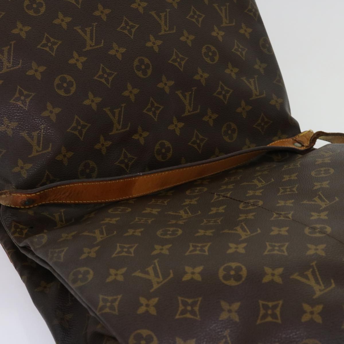 LOUIS VUITTON Monogram Saumur 35 Shoulder Bag M42254 LV bs11196