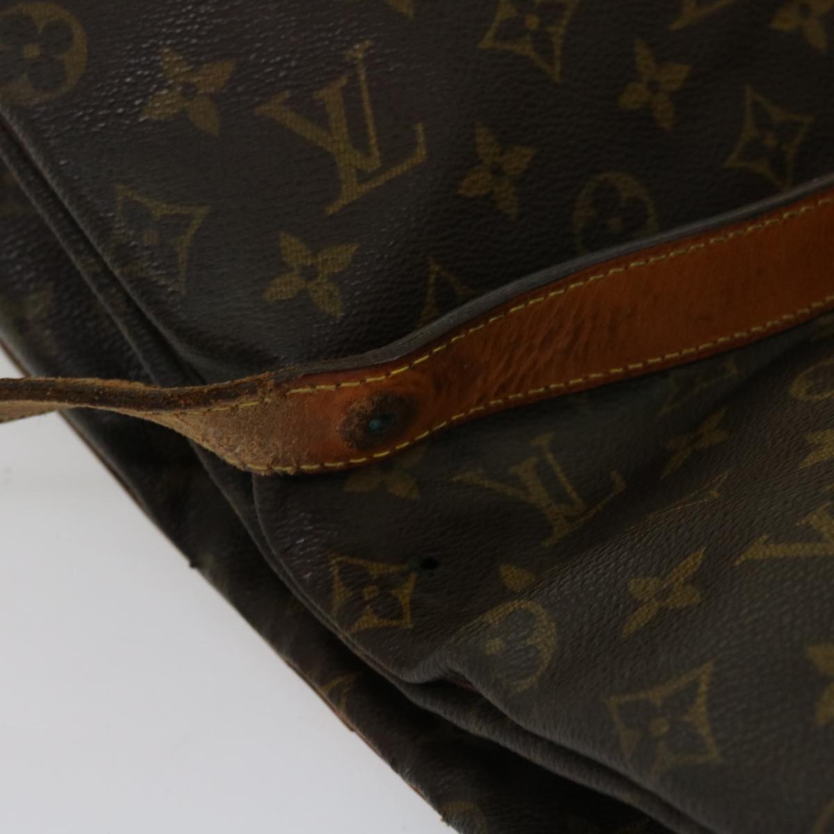 LOUIS VUITTON Monogram Saumur 35 Shoulder Bag M42254 LV bs11196