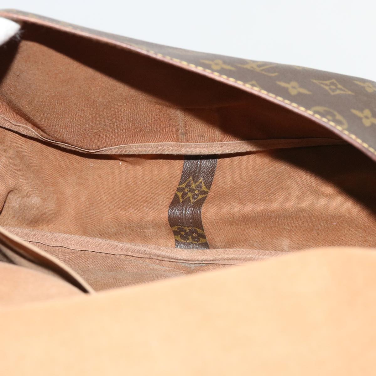 LOUIS VUITTON Monogram Saumur 35 Shoulder Bag M42254 LV bs11196