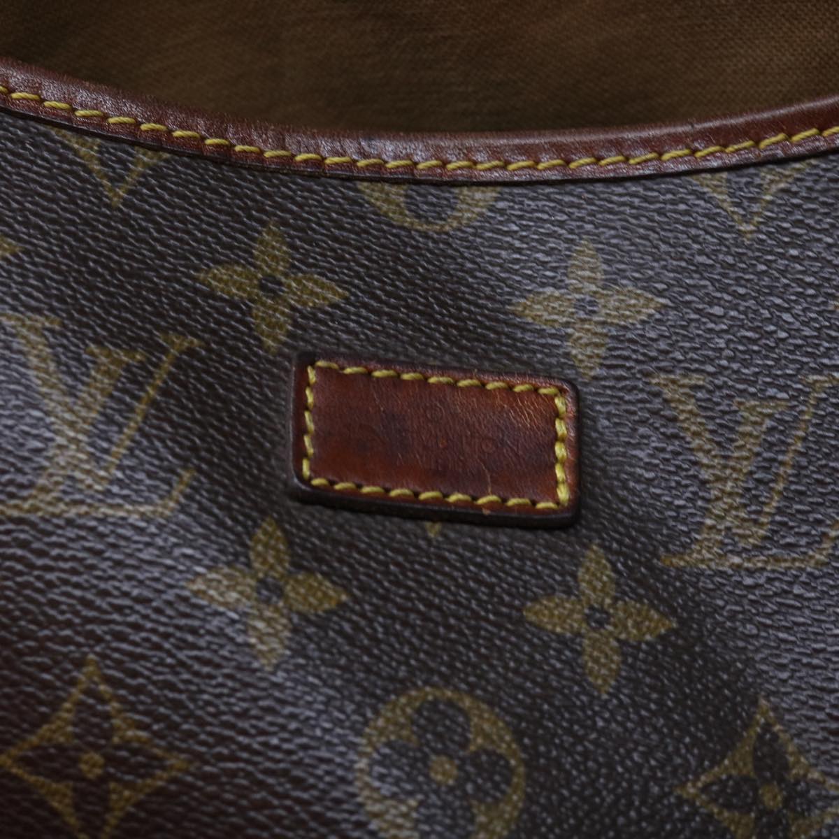 LOUIS VUITTON Monogram Saumur 35 Shoulder Bag M42254 LV bs11196