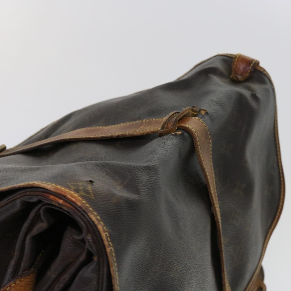 LOUIS VUITTON Monogram Saumur 35 Shoulder Bag M42254 LV bs11196