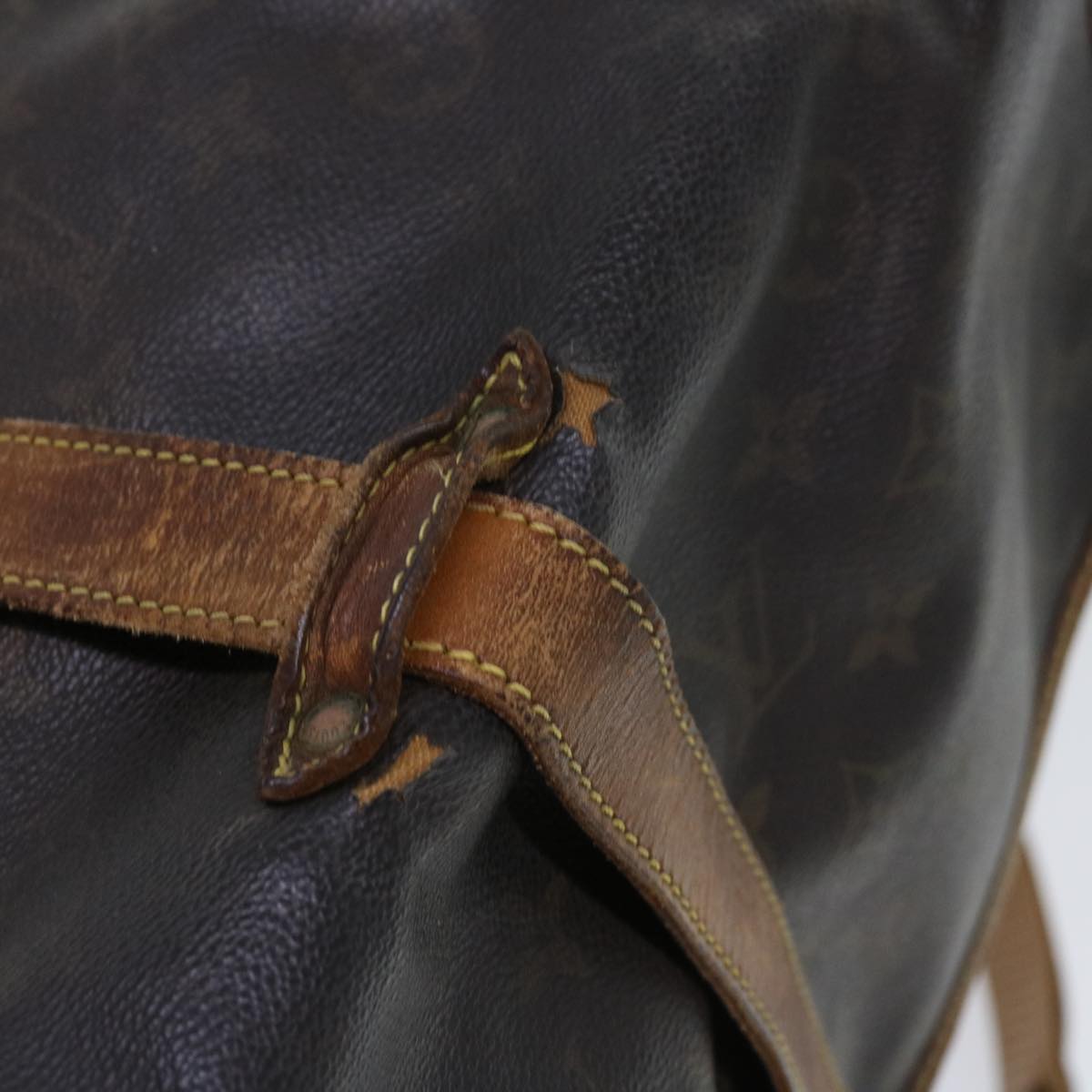 LOUIS VUITTON Monogram Saumur 35 Shoulder Bag M42254 LV bs11196