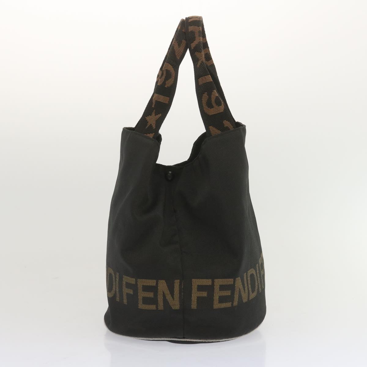 FENDI Hand Bag Canvas Black 2321 26526 098 bs11262