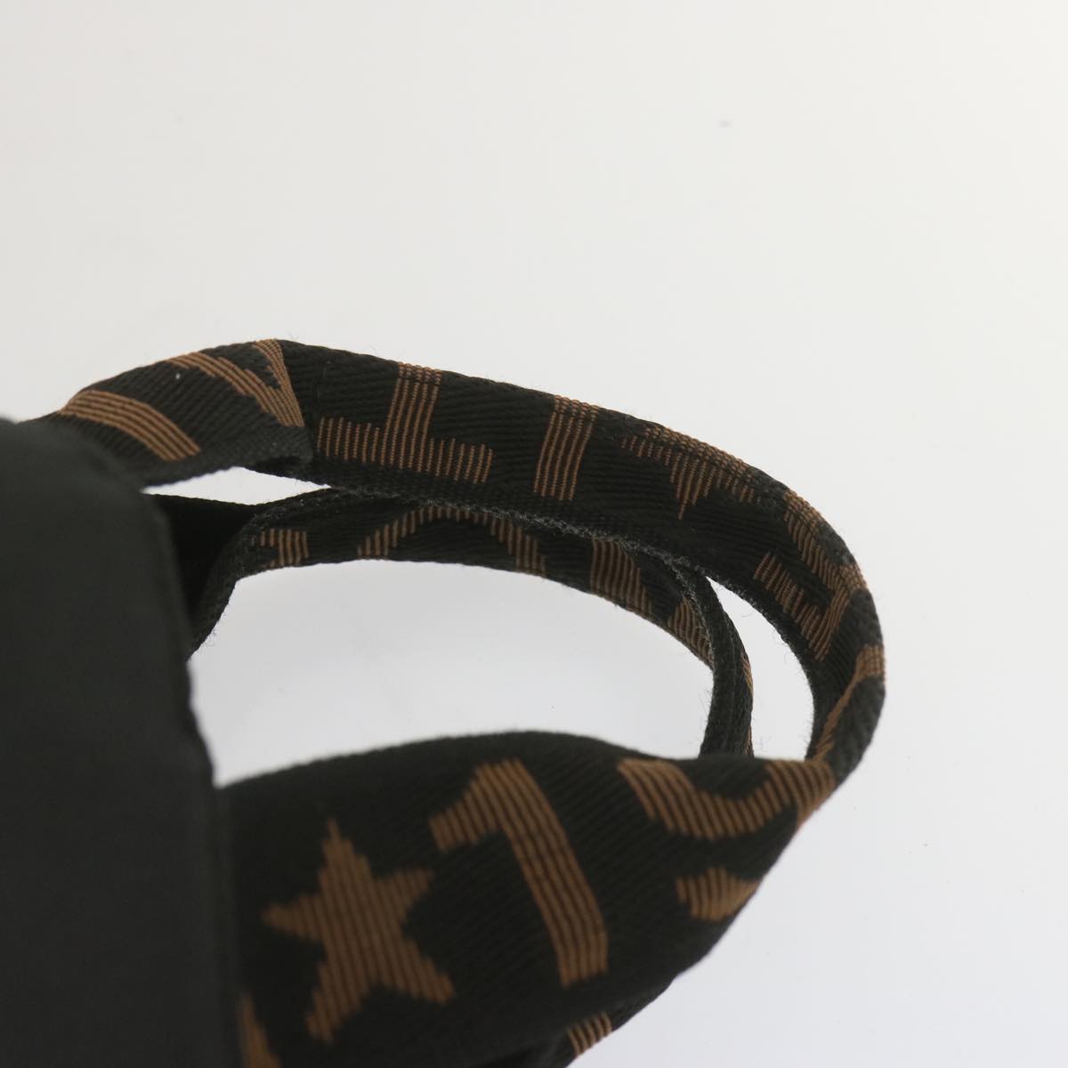 FENDI Hand Bag Canvas Black 2321 26526 098 bs11262
