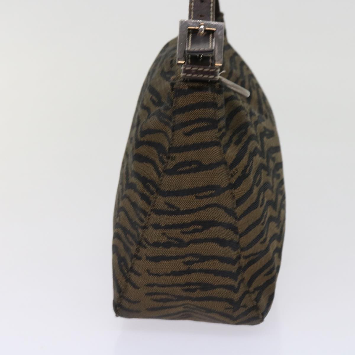 FENDI Pecan Canvas Pouch Hand Bag 2Set Brown bs11306