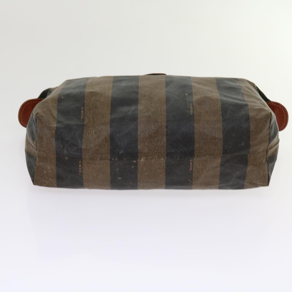 FENDI Pecan Canvas Pouch Hand Bag 2Set Brown bs11306