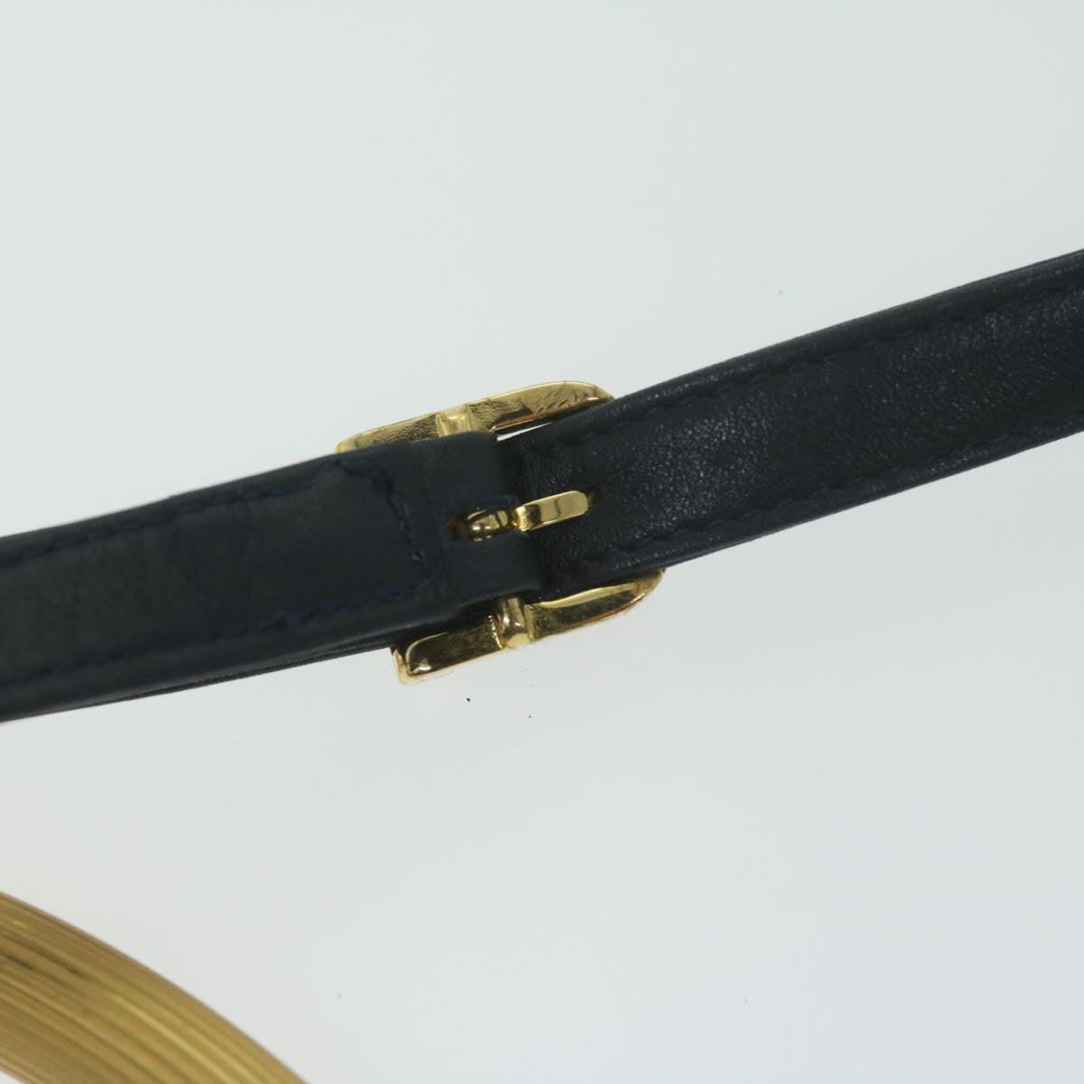 FENDI Hand Bag Leather Navy bs11310