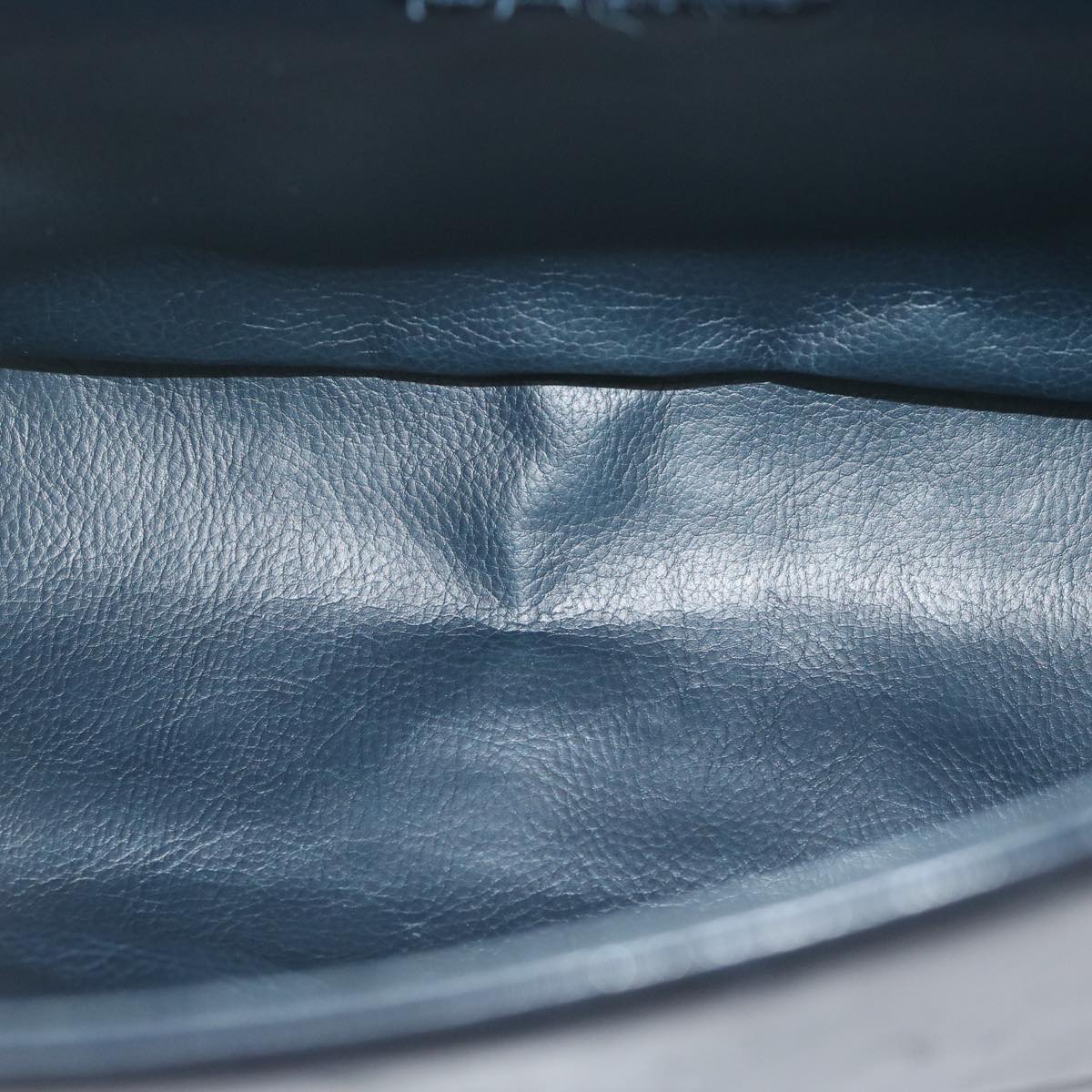 FENDI Hand Bag Leather Navy bs11310