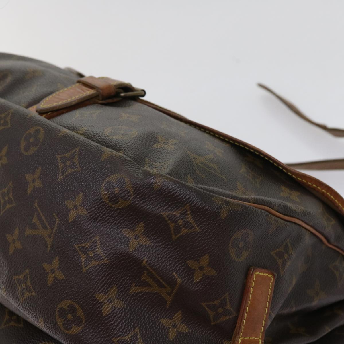 LOUIS VUITTON Monogram Saumur 35 Shoulder Bag M42254 LV bs11335