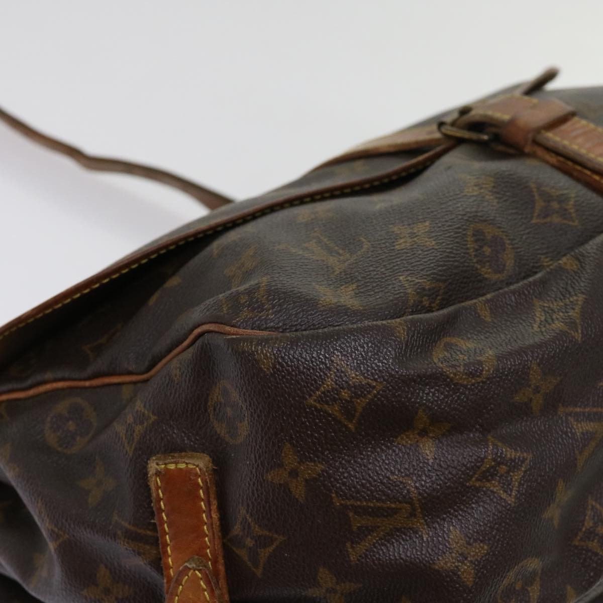 LOUIS VUITTON Monogram Saumur 35 Shoulder Bag M42254 LV bs11335