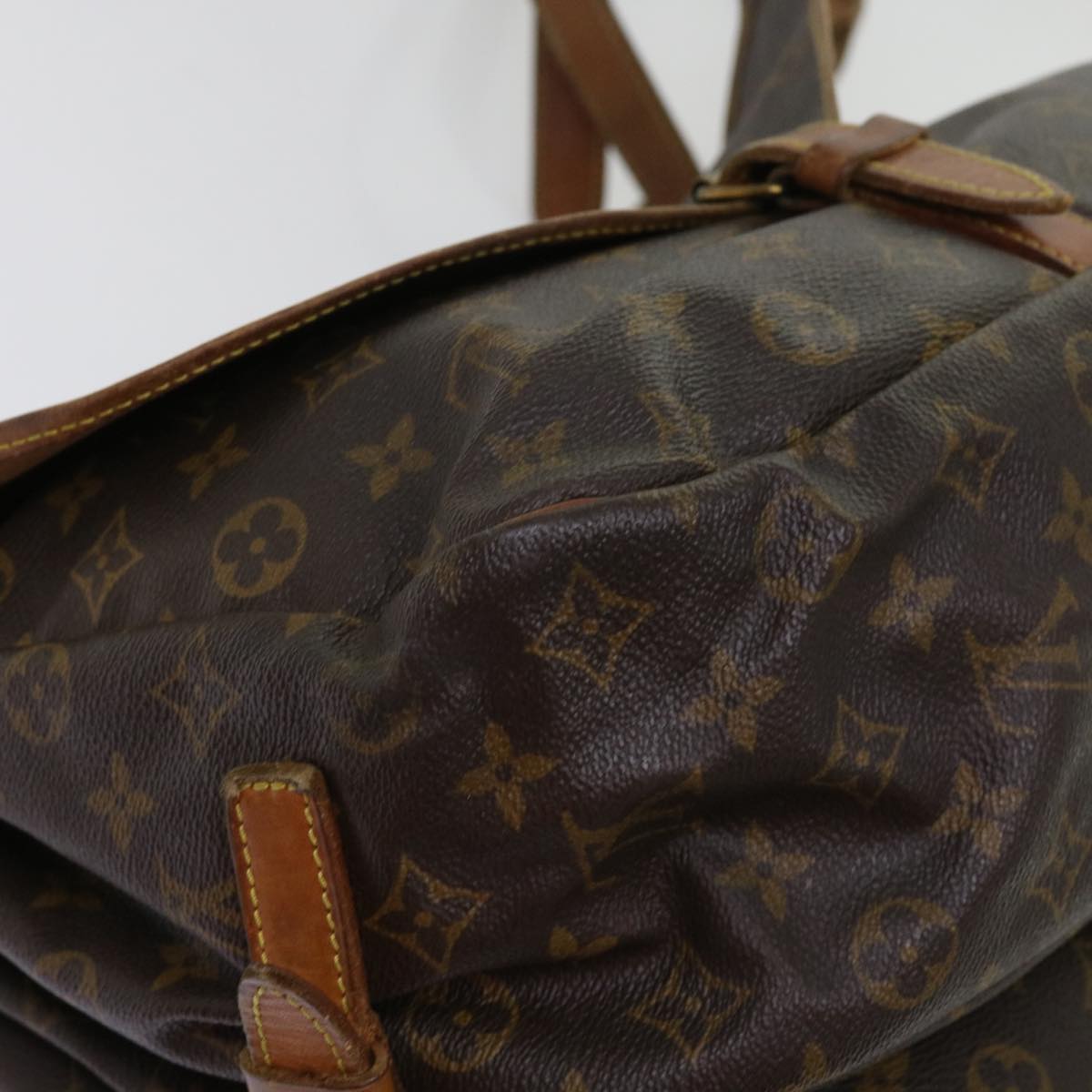 LOUIS VUITTON Monogram Saumur 35 Shoulder Bag M42254 LV bs11335