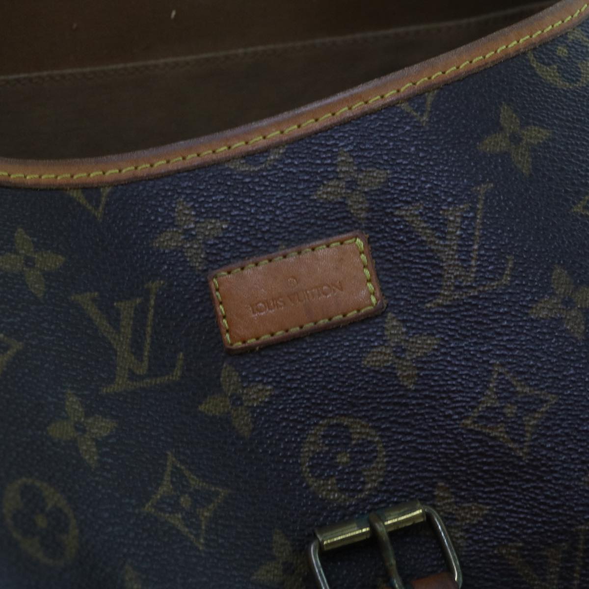 LOUIS VUITTON Monogram Saumur 35 Shoulder Bag M42254 LV bs11335