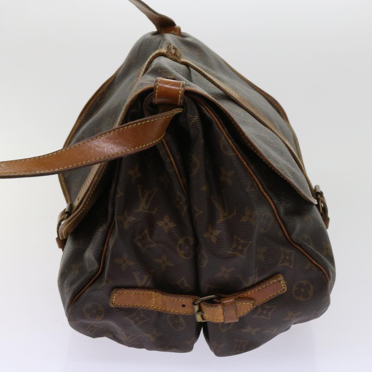 LOUIS VUITTON Monogram Saumur 35 Shoulder Bag M42254 LV bs11335