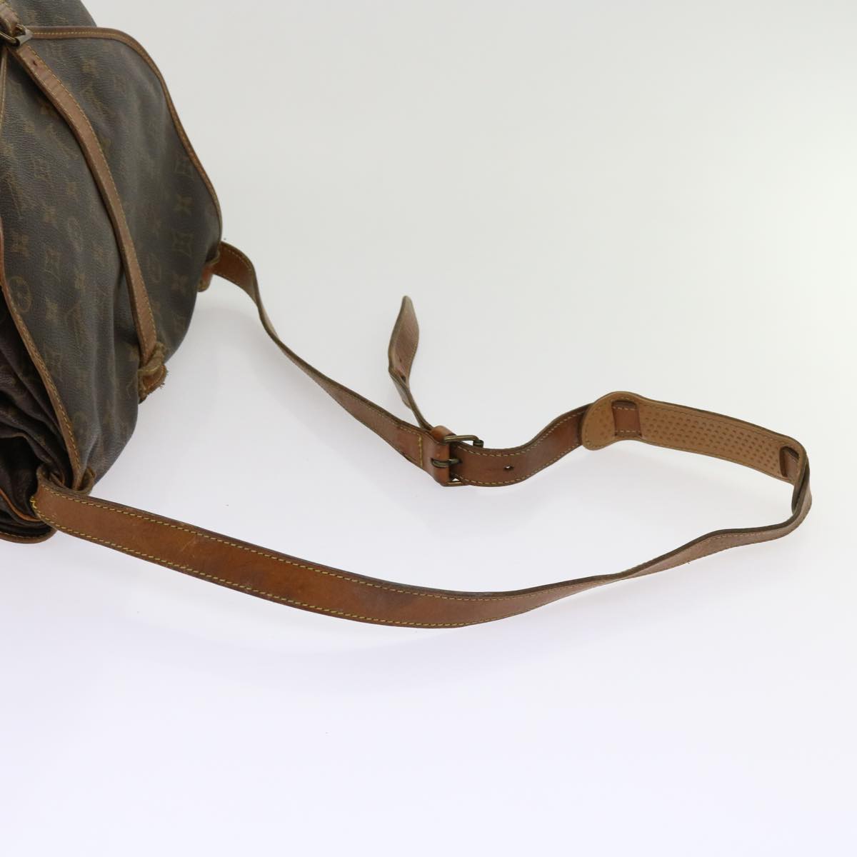 LOUIS VUITTON Monogram Saumur 35 Shoulder Bag M42254 LV bs11335