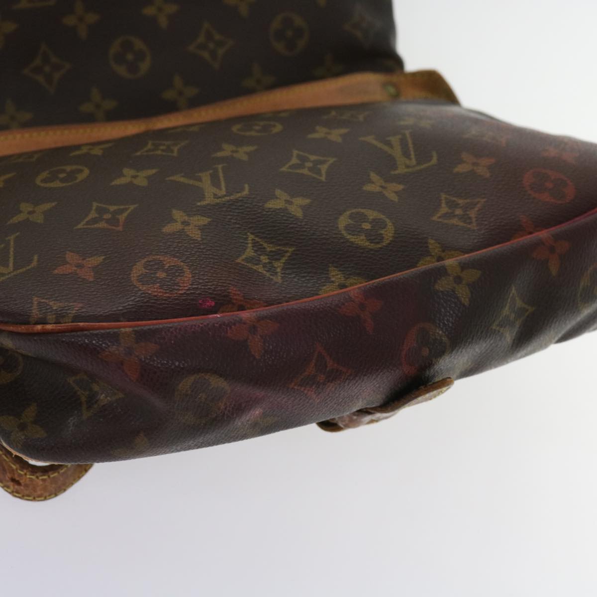 LOUIS VUITTON Monogram Saumur 30 Shoulder Bag M42256 LV bs11337