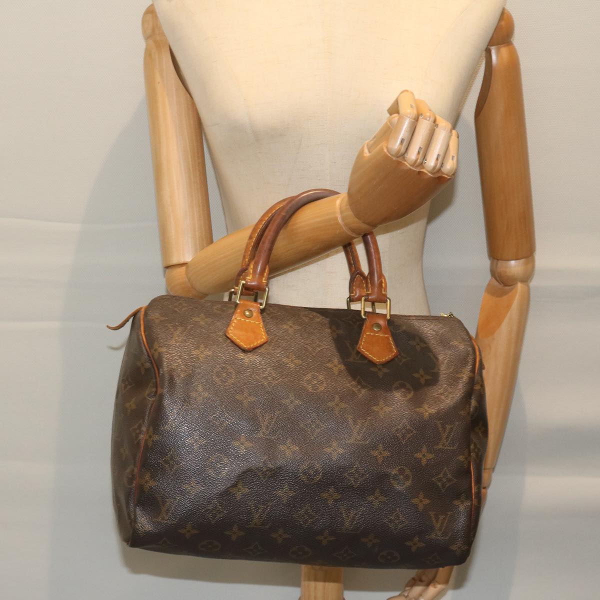 LOUIS VUITTON Monogram Speedy 30 Hand Bag M41526 LV bs11347