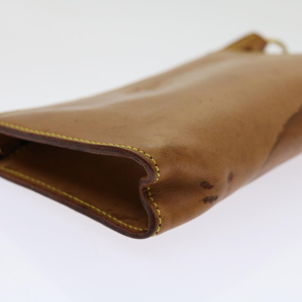 LOUIS VUITTON Nomad Leather Bucket PM Pouch Beige LV bs11355