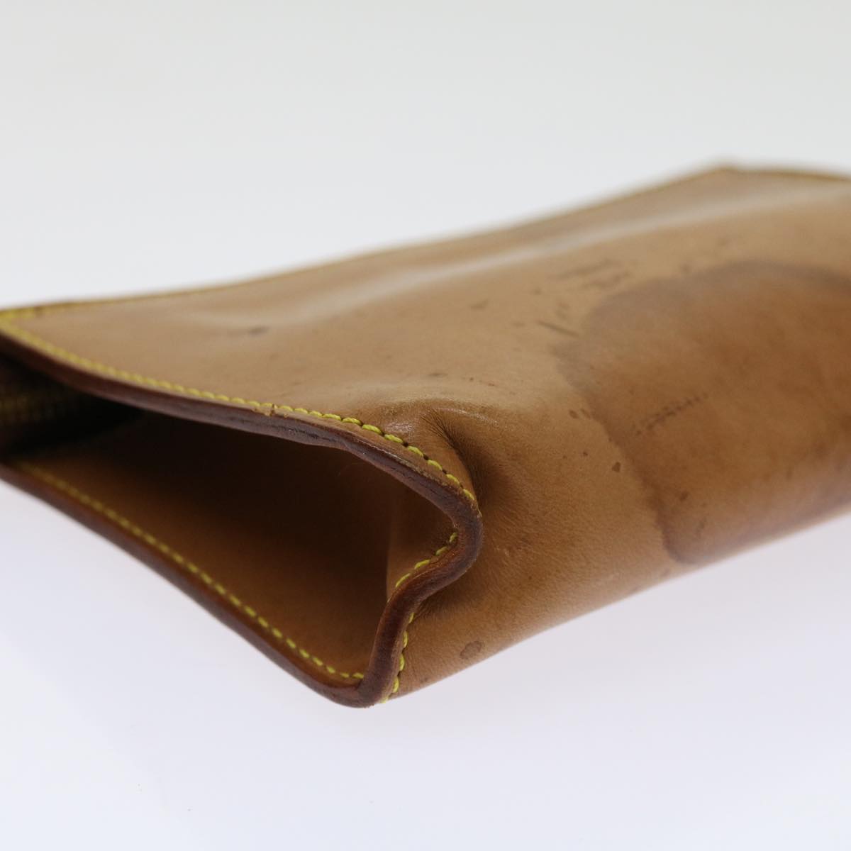 LOUIS VUITTON Nomad Leather Bucket PM Pouch Beige LV bs11355