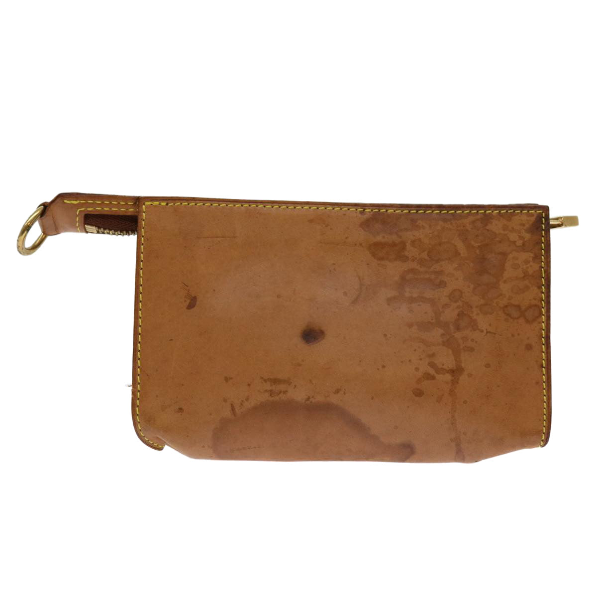 LOUIS VUITTON Nomad Leather Bucket PM Pouch Beige LV bs11355