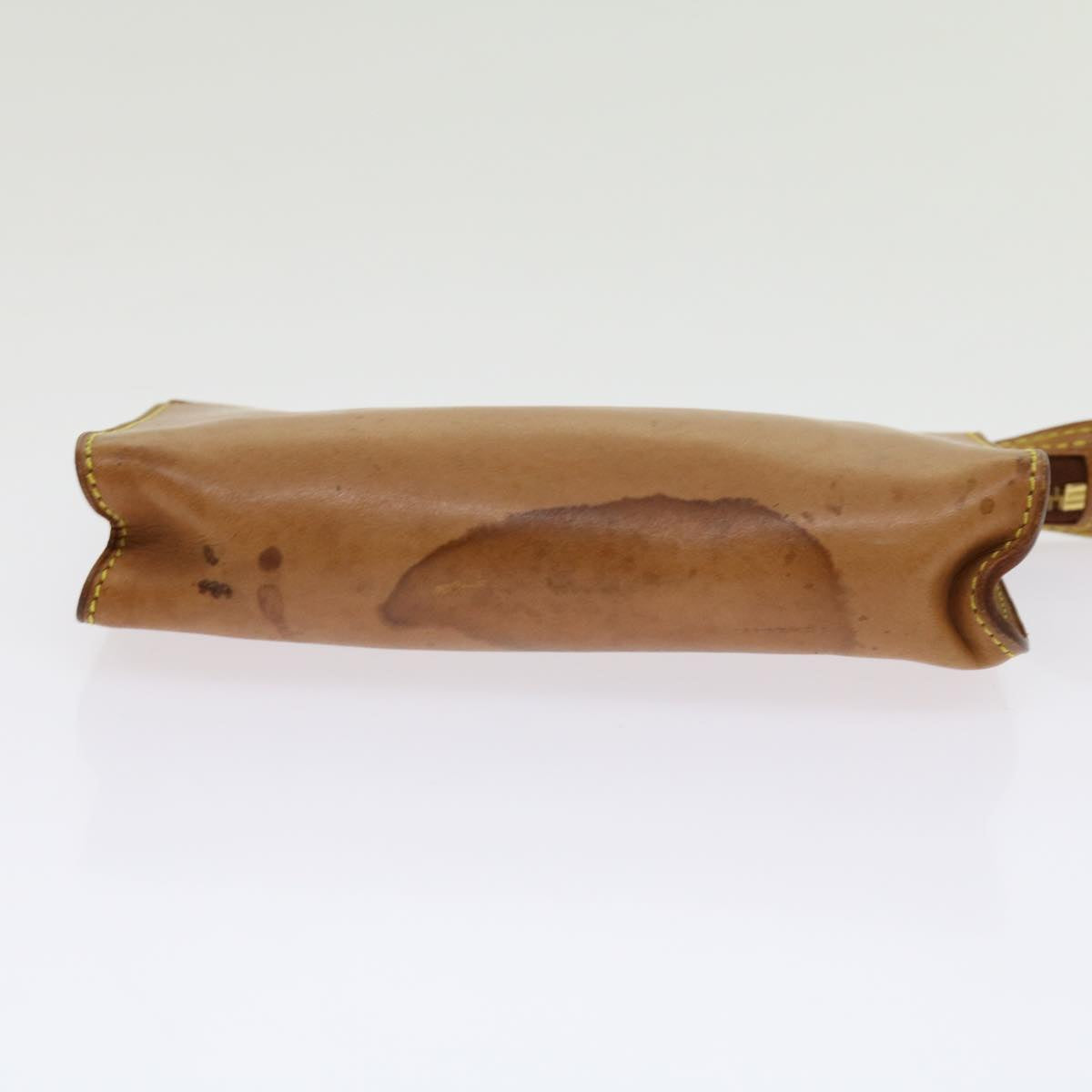 LOUIS VUITTON Nomad Leather Bucket PM Pouch Beige LV bs11355