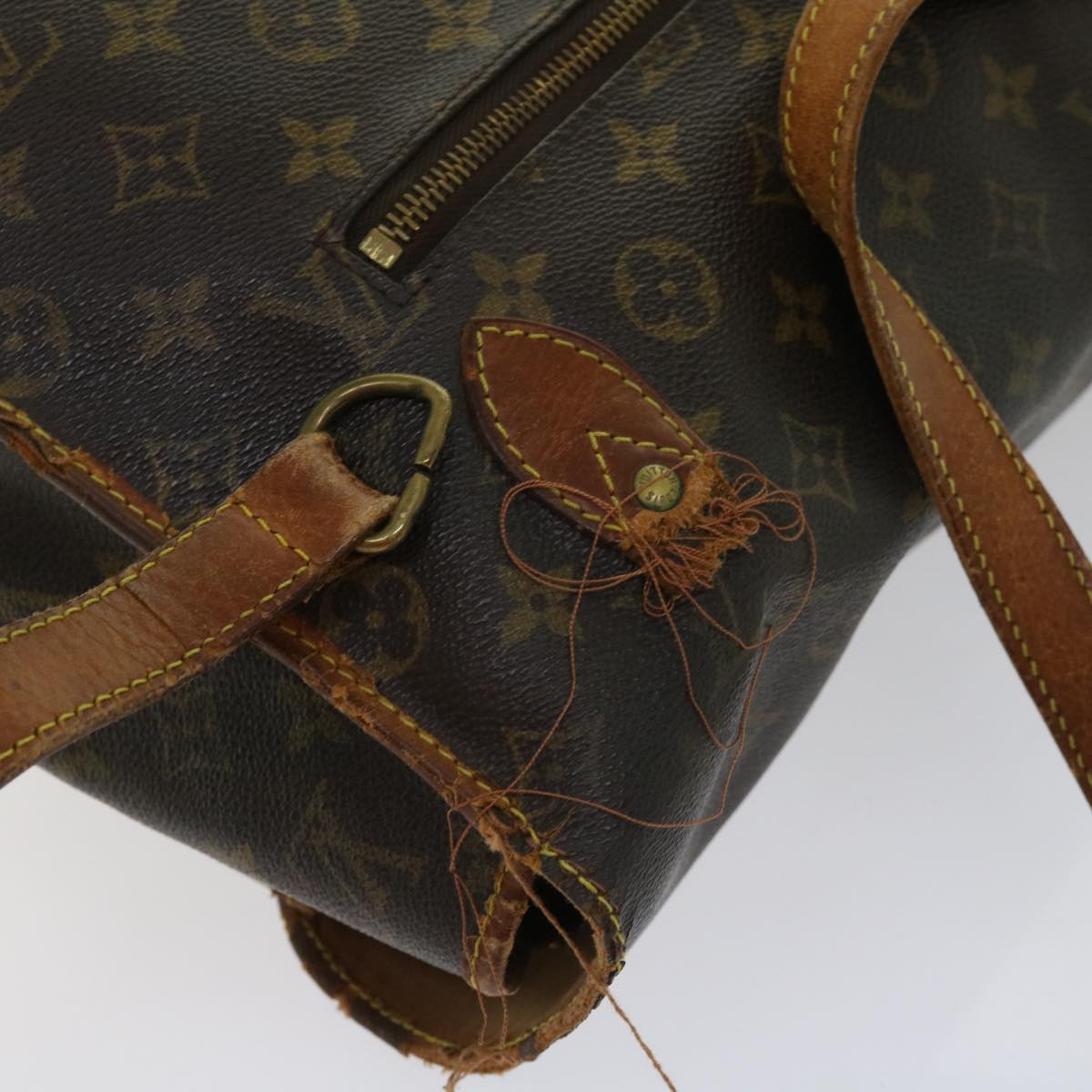 LOUIS VUITTON Monogram Gibeciere GM Shoulder Bag M42246 LV bs11362