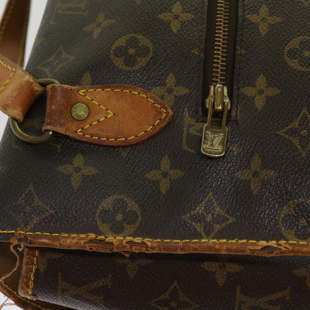 LOUIS VUITTON Monogram Gibeciere GM Shoulder Bag M42246 LV bs11362