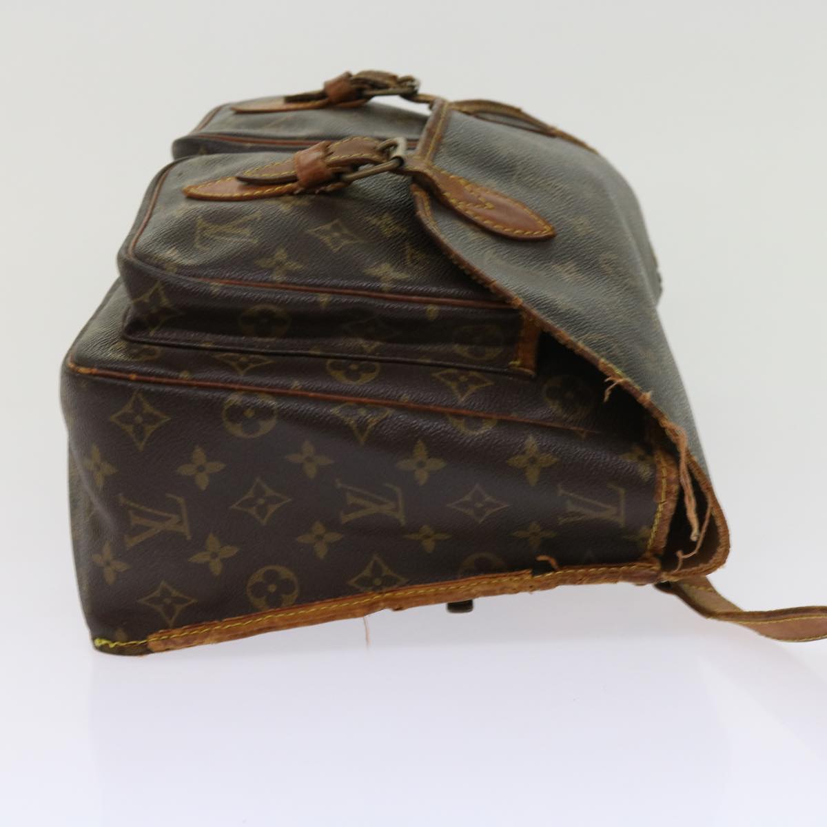 LOUIS VUITTON Monogram Gibeciere GM Shoulder Bag M42246 LV bs11362