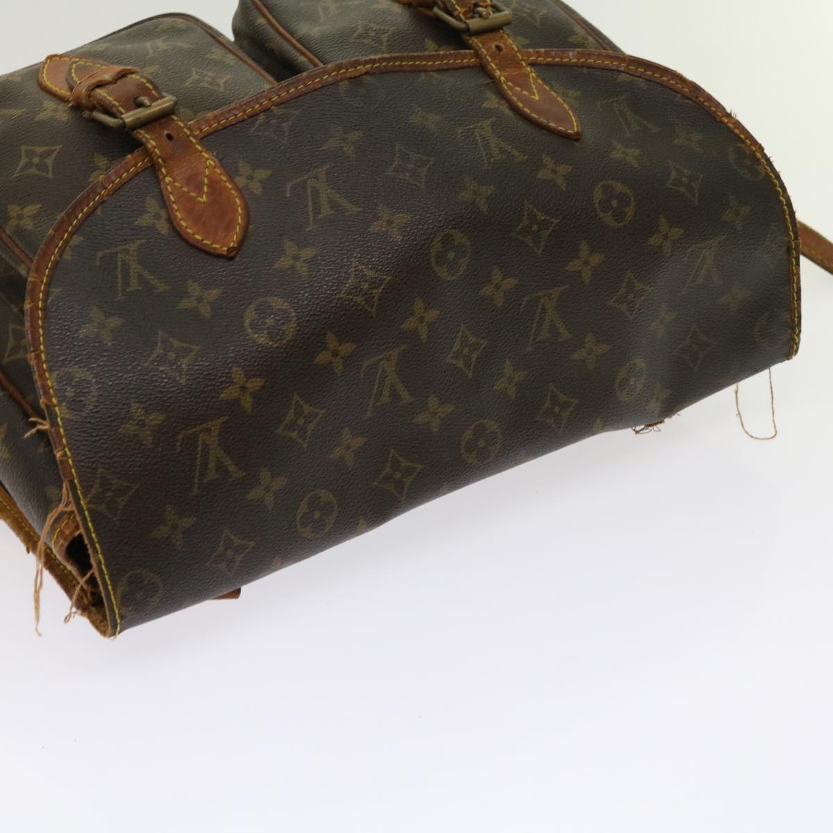LOUIS VUITTON Monogram Gibeciere GM Shoulder Bag M42246 LV bs11362