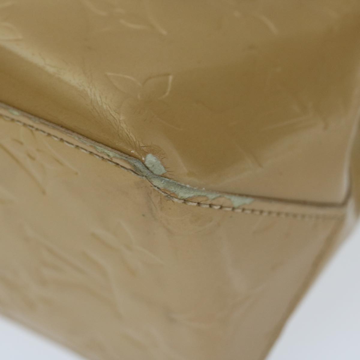 LOUIS VUITTON Monogram Vernis Reade PM Hand Bag Noisette M91334 LV bs11435