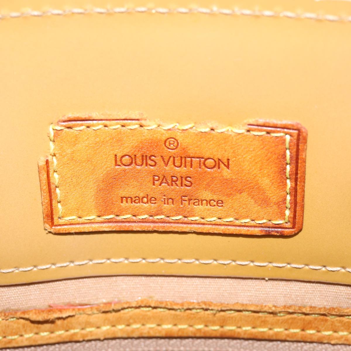 LOUIS VUITTON Monogram Vernis Reade PM Hand Bag Noisette M91334 LV bs11435