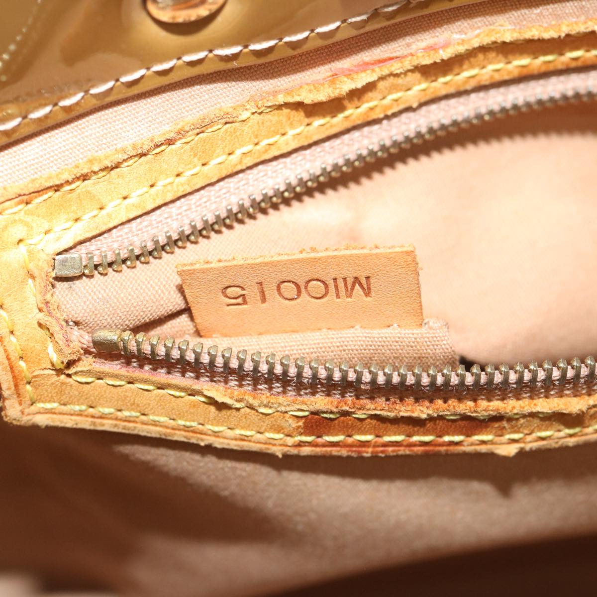 LOUIS VUITTON Monogram Vernis Reade PM Hand Bag Noisette M91334 LV bs11435