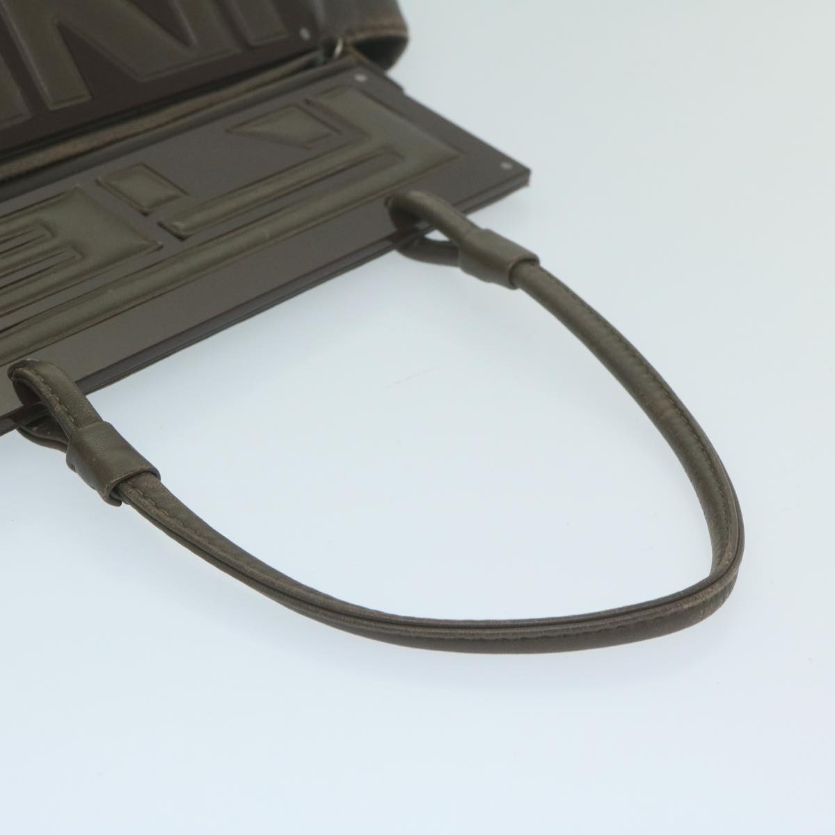 FENDI Shoulder Bag Leather Brown bs11438