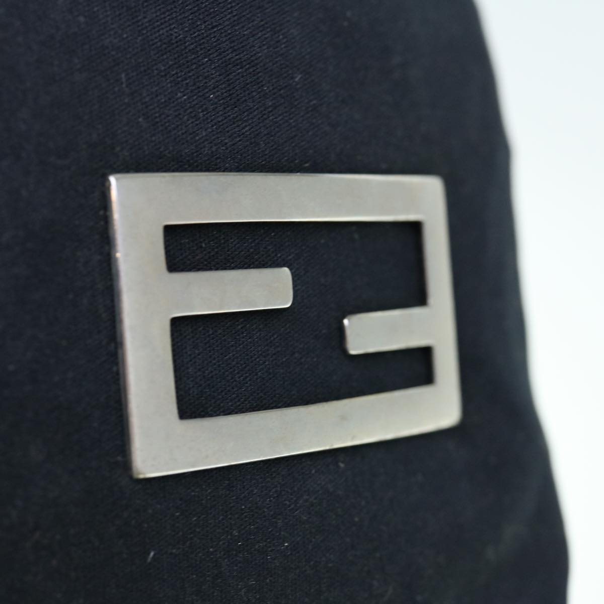 FENDI Shoulder Bag Nylon Black bs11530