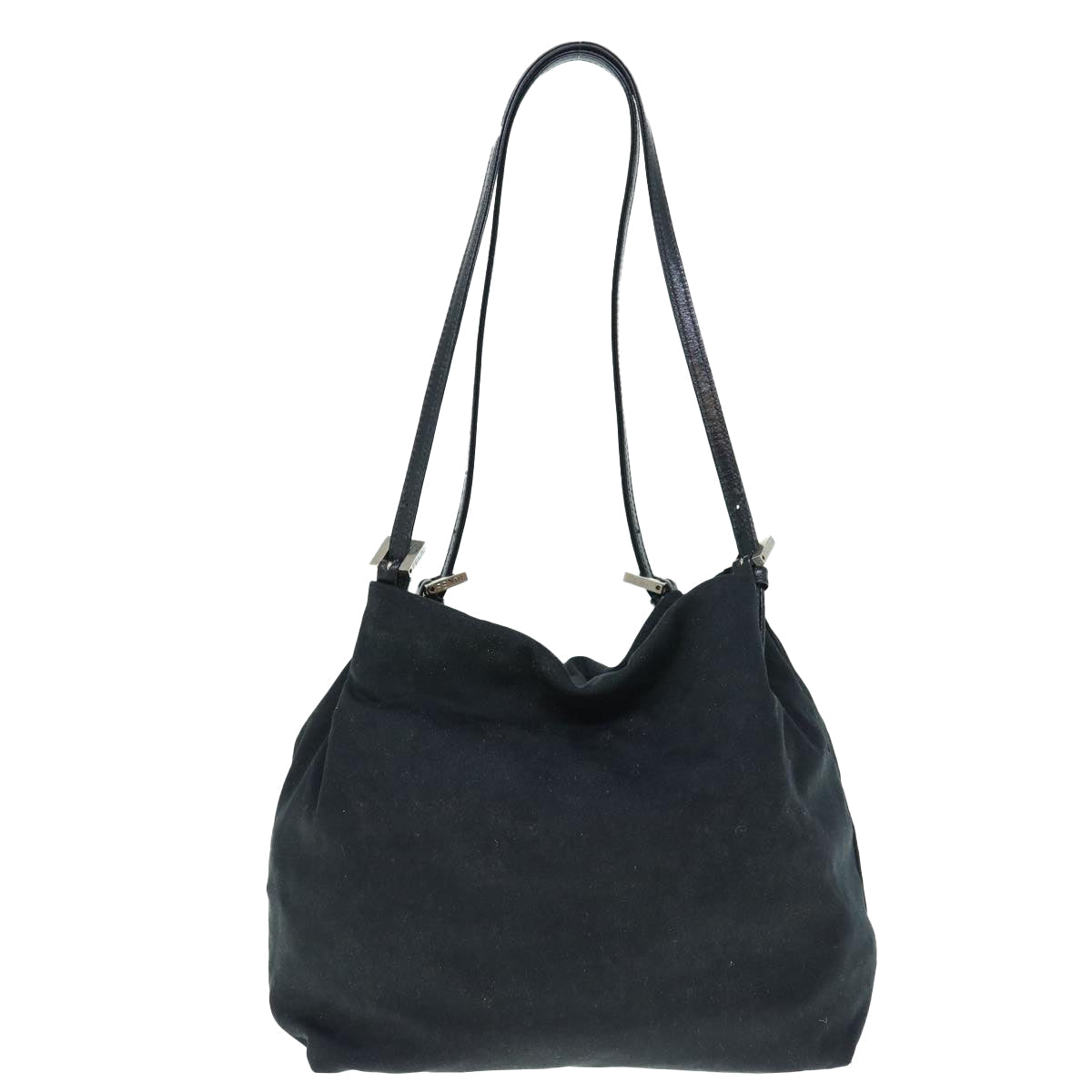 FENDI Shoulder Bag Nylon Black bs11530